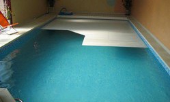 Liner mosaïque bleu